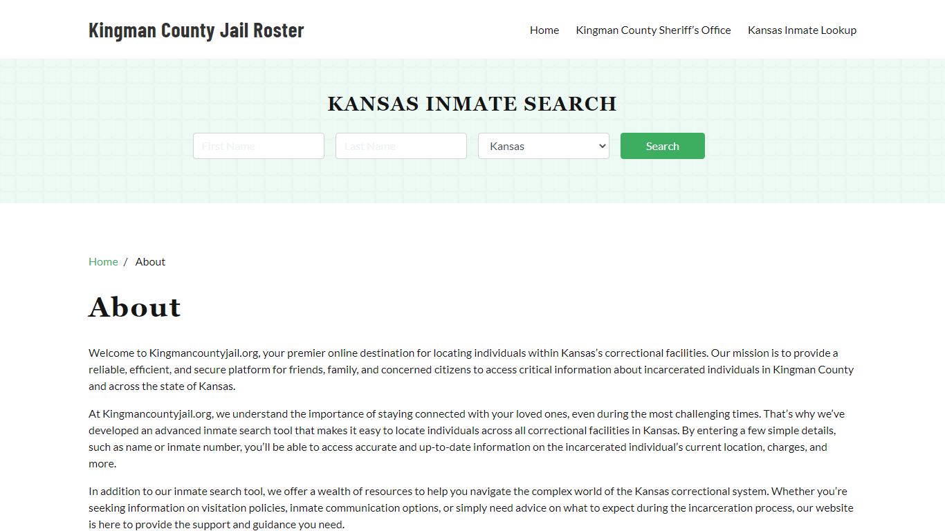 About - kingmancountyjail.org